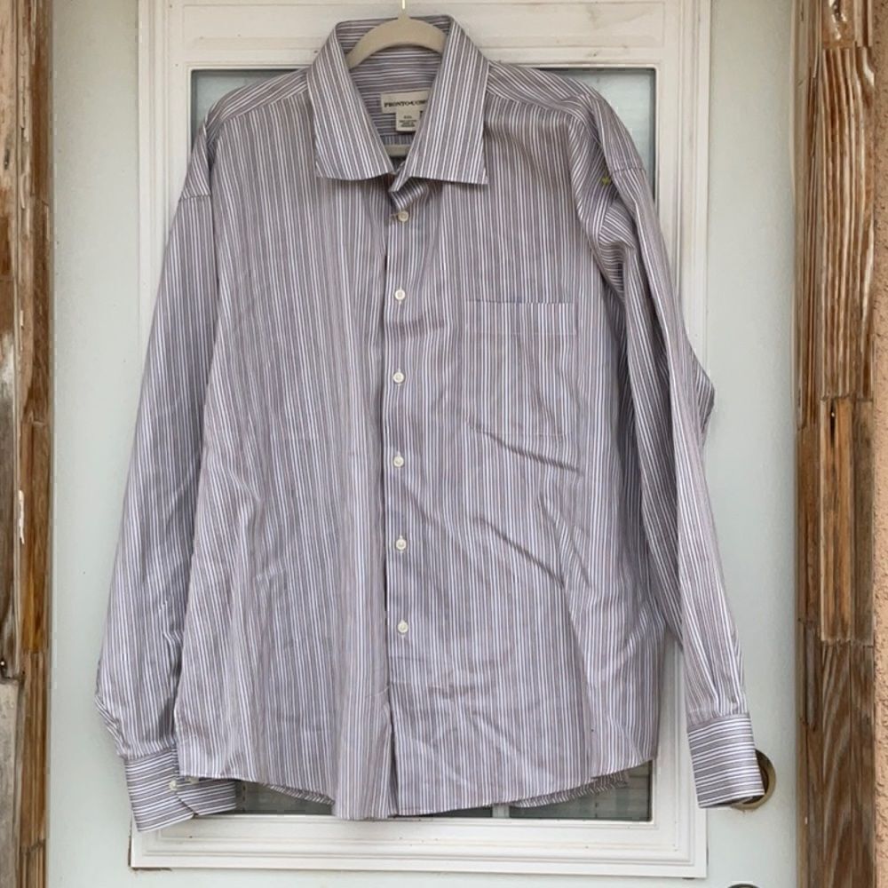 Take 50% OFF- Pronto Uomo Men’s Dress Shirt, Size-2XL